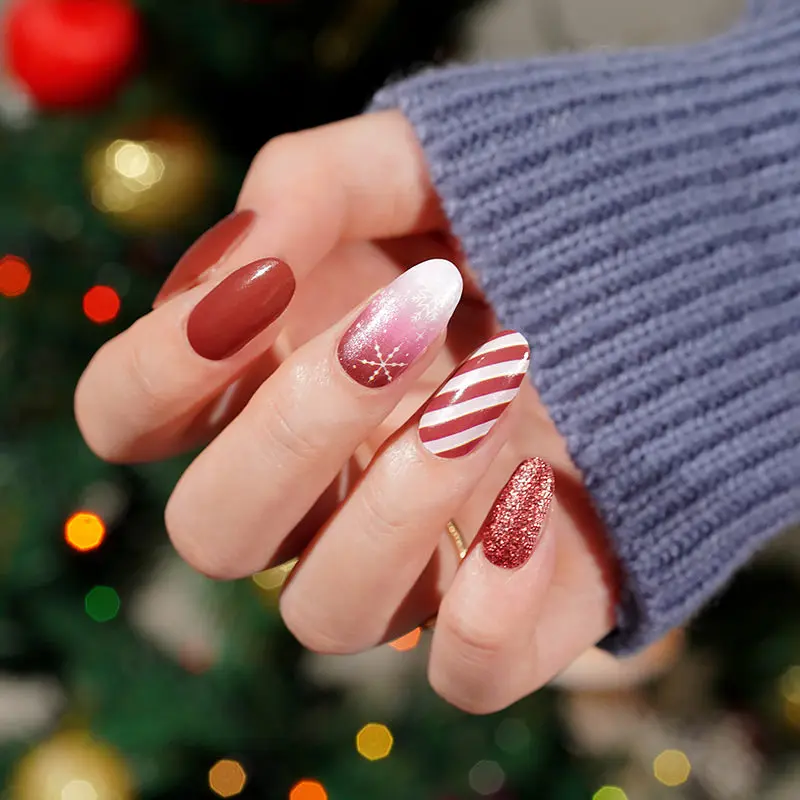 11. Candy Cane Ombré Fade