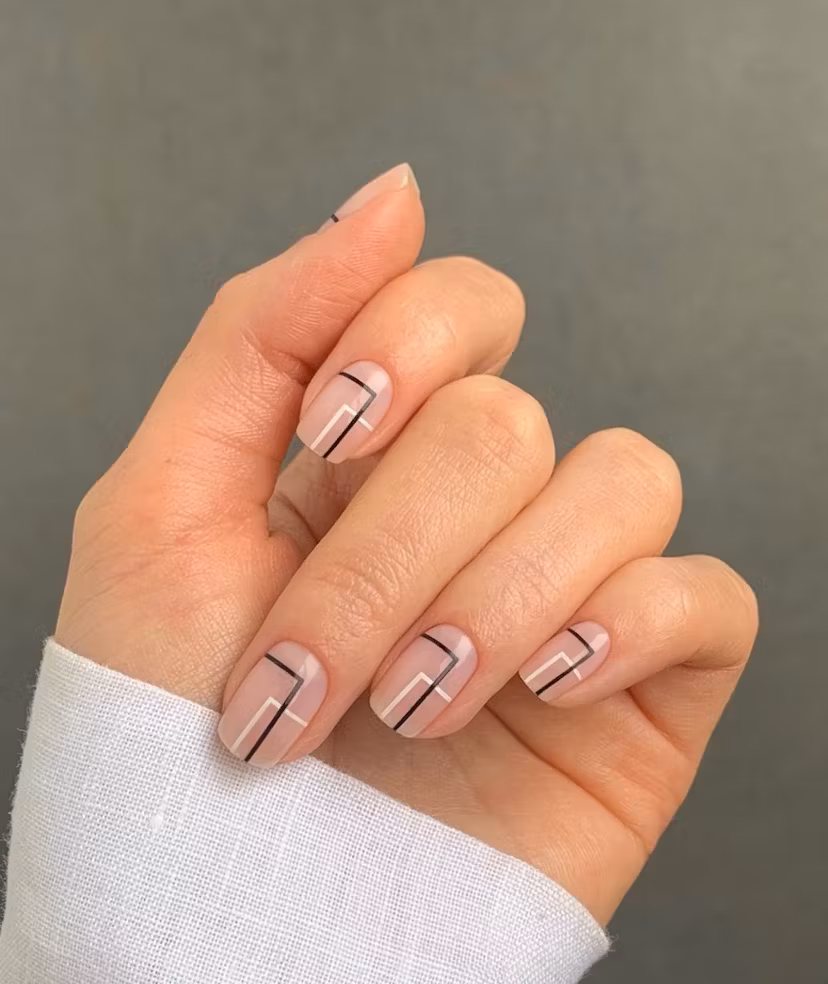 7. Minimalist Micro Stripes
