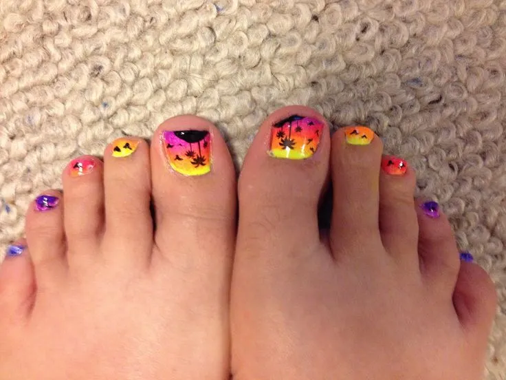 7. Sunset Ombre